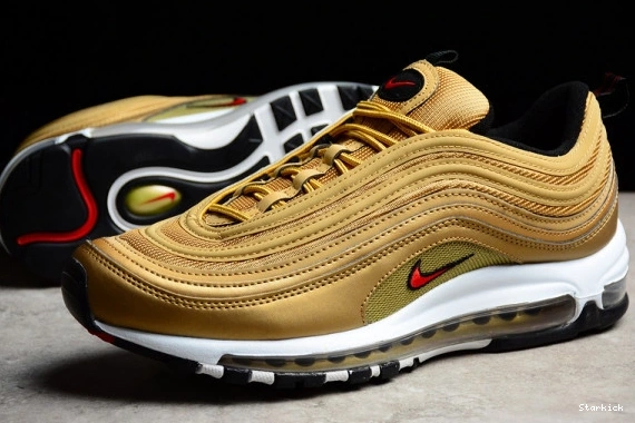 AIR METALLIC QS 884421-700 OG NIKE GOLD MAX 97 0824
